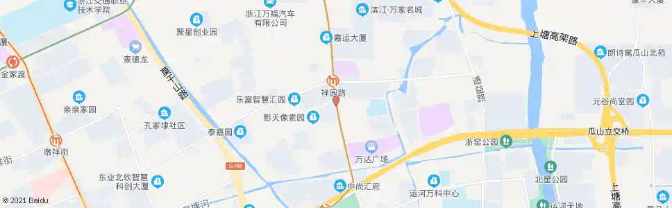 杭州亭子头_公交站地图_杭州公交_妙搜公交查询2025