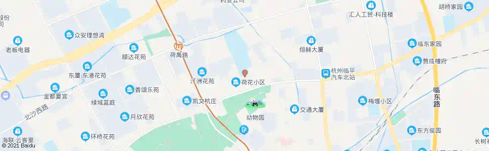 杭州荷花路碧荷路口_公交站地图_杭州公交_妙搜公交查询2025