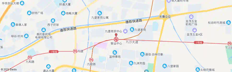 杭州科技中心_公交站地图_杭州公交_妙搜公交查询2025