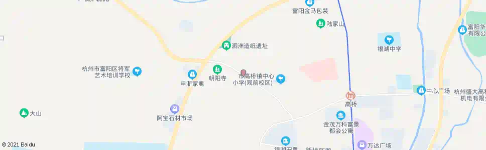杭州杨家坑_公交站地图_杭州公交_妙搜公交查询2025
