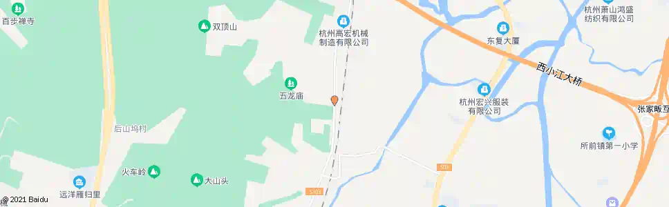 杭州孔湖村(韩家山)_公交站地图_杭州公交_妙搜公交查询2025