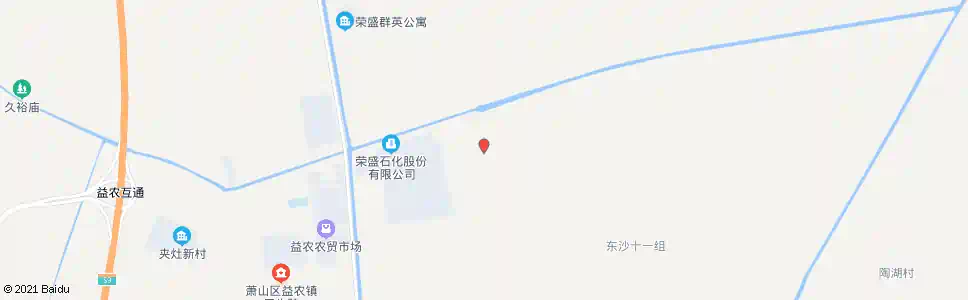 杭州东沙村_公交站地图_杭州公交_妙搜公交查询2025