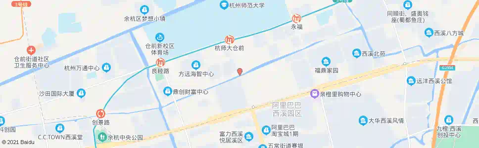 杭州高教路泵站_公交站地图_杭州公交_妙搜公交查询2025
