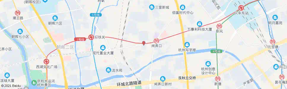 杭州文晖大桥东_公交站地图_杭州公交_妙搜公交查询2025