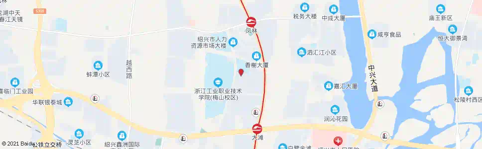 杭州裕民小区(东)_公交站地图_杭州公交_妙搜公交查询2025