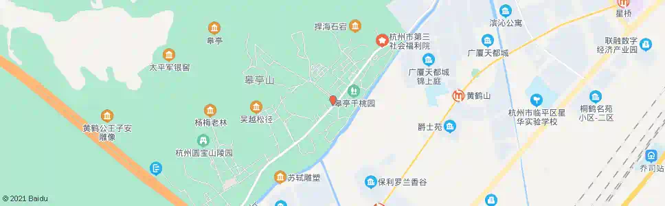 杭州皋城村委_公交站地图_杭州公交_妙搜公交查询2025