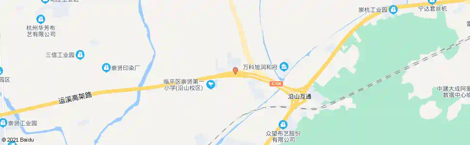 杭州沿山村_公交站地图_杭州公交_妙搜公交查询2025