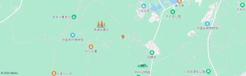 杭州满觉陇_公交站地图_杭州公交_妙搜公交查询2025