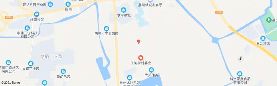 杭州丁河桥头_公交站地图_杭州公交_妙搜公交查询2025