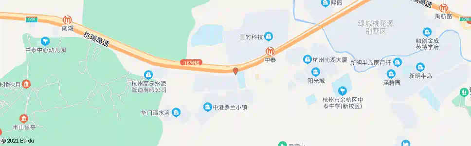 杭州新西湖小镇_公交站地图_杭州公交_妙搜公交查询2025