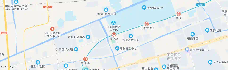 杭州良睦路南口_公交站地图_杭州公交_妙搜公交查询2025