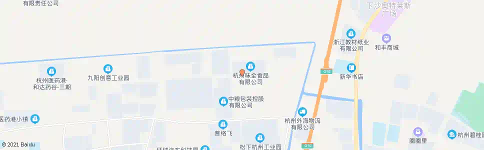 杭州银海街翔龙路口_公交站地图_杭州公交_妙搜公交查询2025