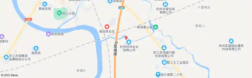 杭州墅上王村_公交站地图_杭州公交_妙搜公交查询2025