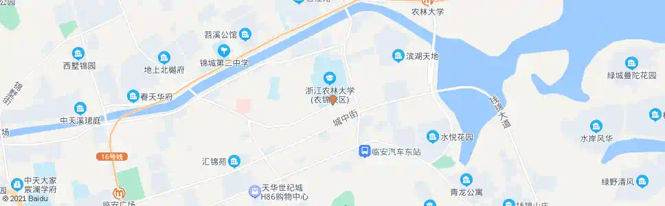 杭州农大南门_公交站地图_杭州公交_妙搜公交查询2025