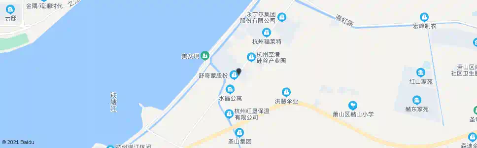 杭州赭山路口_公交站地图_杭州公交_妙搜公交查询2025