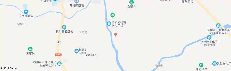杭州张家弄村西_公交站地图_杭州公交_妙搜公交查询2025