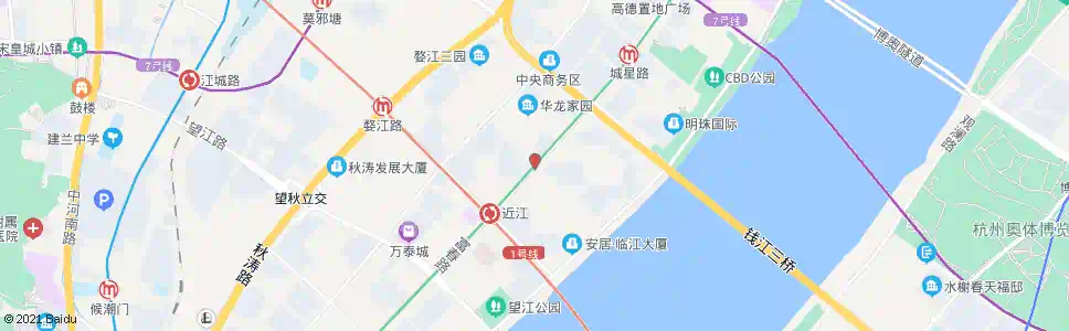 杭州衢江路富春路口_公交站地图_杭州公交_妙搜公交查询2025