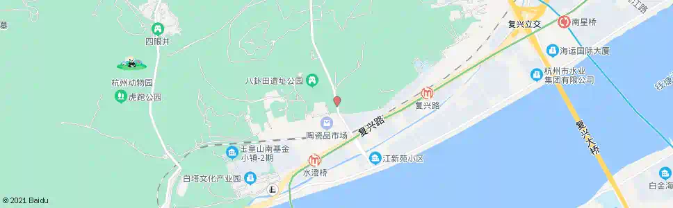 杭州施家山_公交站地图_杭州公交_妙搜公交查询2025