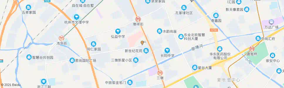 杭州灯彩街古墩路口_公交站地图_杭州公交_妙搜公交查询2025