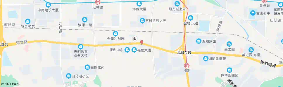 杭州滨文路西兴路口_公交站地图_杭州公交_妙搜公交查询2025