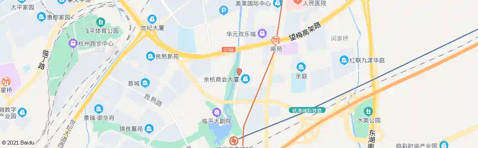 杭州新丰路茶圣街口_公交站地图_杭州公交_妙搜公交查询2025