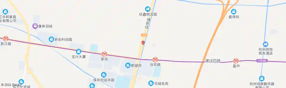 杭州华丰桥_公交站地图_杭州公交_妙搜公交查询2025