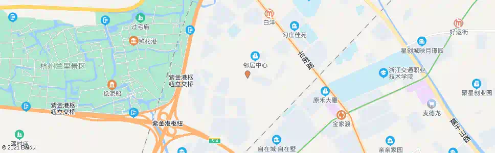 杭州吉鸿家园_公交站地图_杭州公交_妙搜公交查询2025