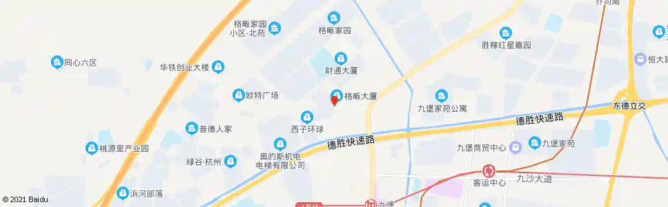 杭州九州路九昌路口_公交站地图_杭州公交_妙搜公交查询2025