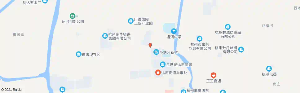 杭州圣塘河_公交站地图_杭州公交_妙搜公交查询2025