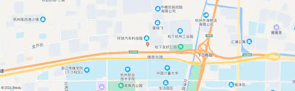 杭州松乔街五洋路口_公交站地图_杭州公交_妙搜公交查询2025