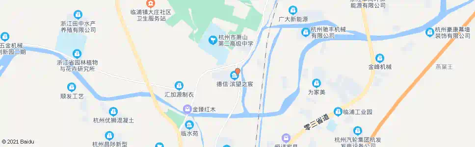 杭州东藩路03省道口_公交站地图_杭州公交_妙搜公交查询2025