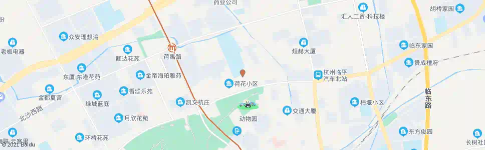 杭州碧荷街_公交站地图_杭州公交_妙搜公交查询2025