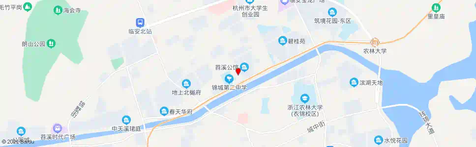 杭州锦城派出所_公交站地图_杭州公交_妙搜公交查询2025