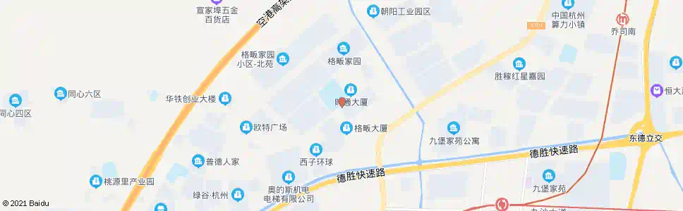 杭州士安路九华路口_公交站地图_杭州公交_妙搜公交查询2025