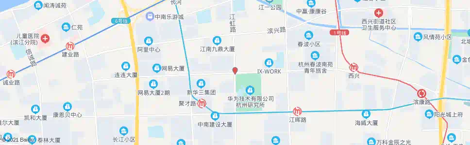 杭州滨安路江虹路口_公交站地图_杭州公交_妙搜公交查询2025