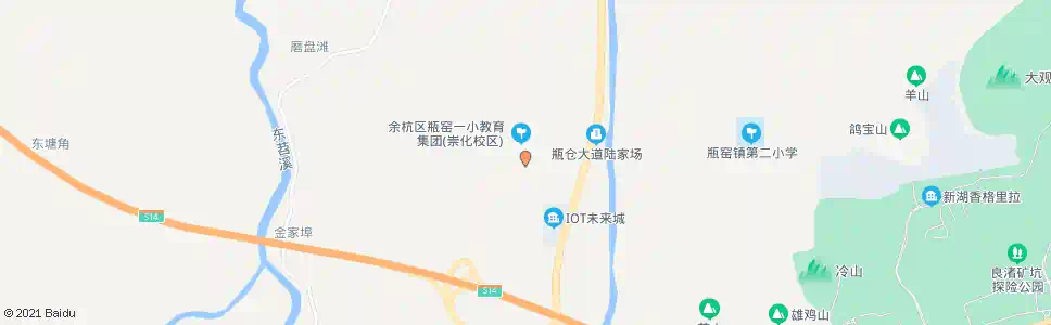 杭州崇化小学_公交站地图_杭州公交_妙搜公交查询2025
