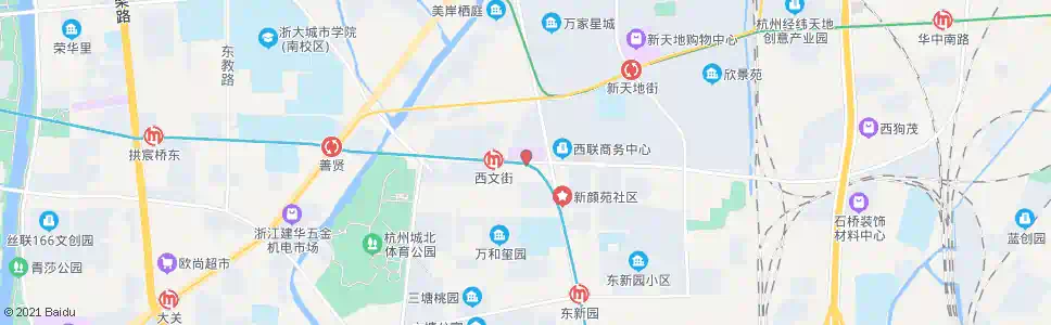 杭州西湖漾河桥_公交站地图_杭州公交_妙搜公交查询2025