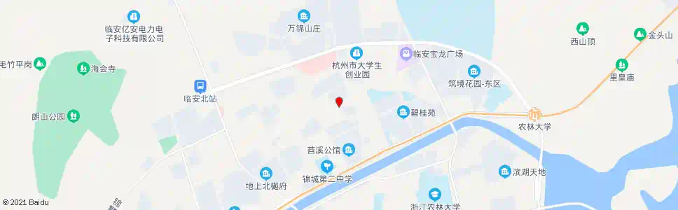 杭州竹林家园_公交站地图_杭州公交_妙搜公交查询2025