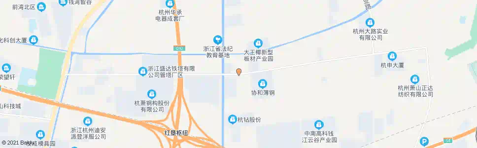 杭州南郊监狱_公交站地图_杭州公交_妙搜公交查询2025