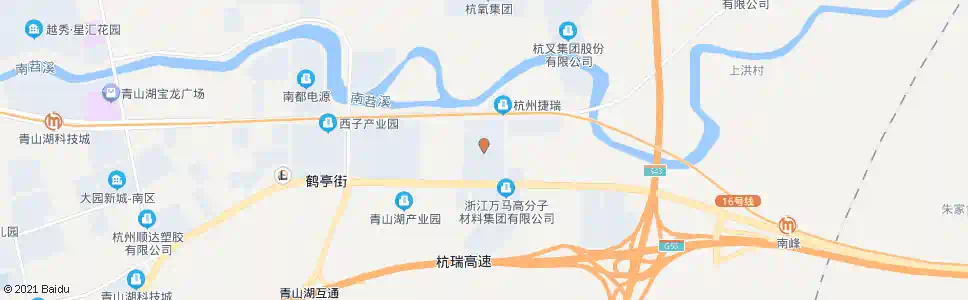 杭州中天钢构_公交站地图_杭州公交_妙搜公交查询2025