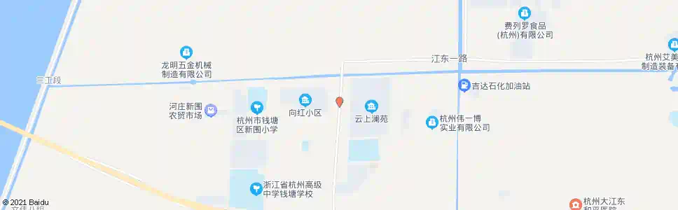 杭州群建村_公交站地图_杭州公交_妙搜公交查询2025