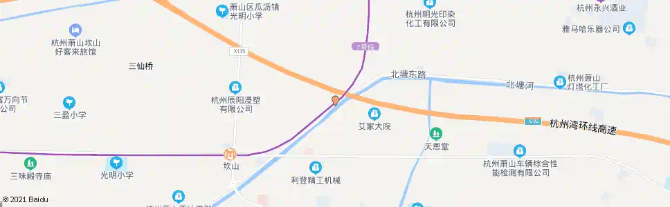 杭州振华桥_公交站地图_杭州公交_妙搜公交查询2025