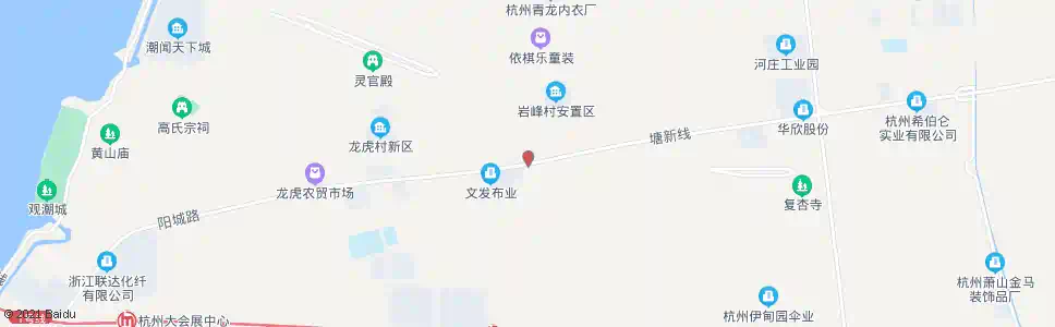 杭州岩峰路口_公交站地图_杭州公交_妙搜公交查询2025
