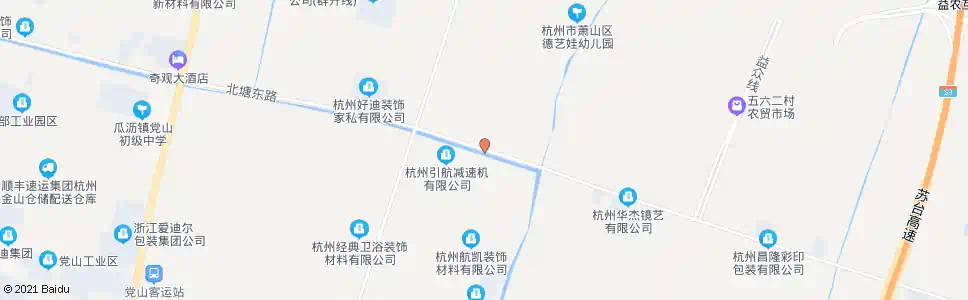 杭州官一村_公交站地图_杭州公交_妙搜公交查询2025