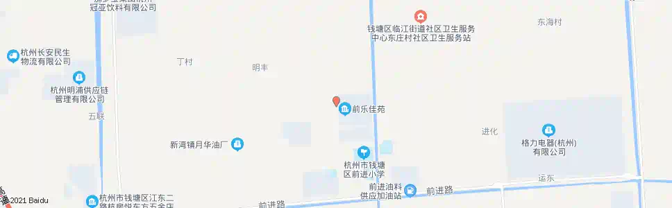 杭州经六路江东三路口_公交站地图_杭州公交_妙搜公交查询2025