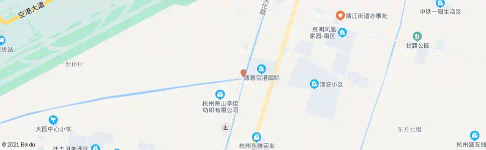 杭州靖江南桥_公交站地图_杭州公交_妙搜公交查询2025
