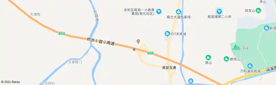 杭州朱家桥_公交站地图_杭州公交_妙搜公交查询2025
