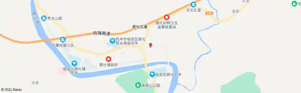 杭州昌化高速路口_公交站地图_杭州公交_妙搜公交查询2025