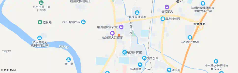 杭州临浦农贸市场_公交站地图_杭州公交_妙搜公交查询2025