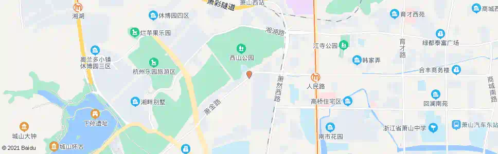 杭州崇化_公交站地图_杭州公交_妙搜公交查询2025